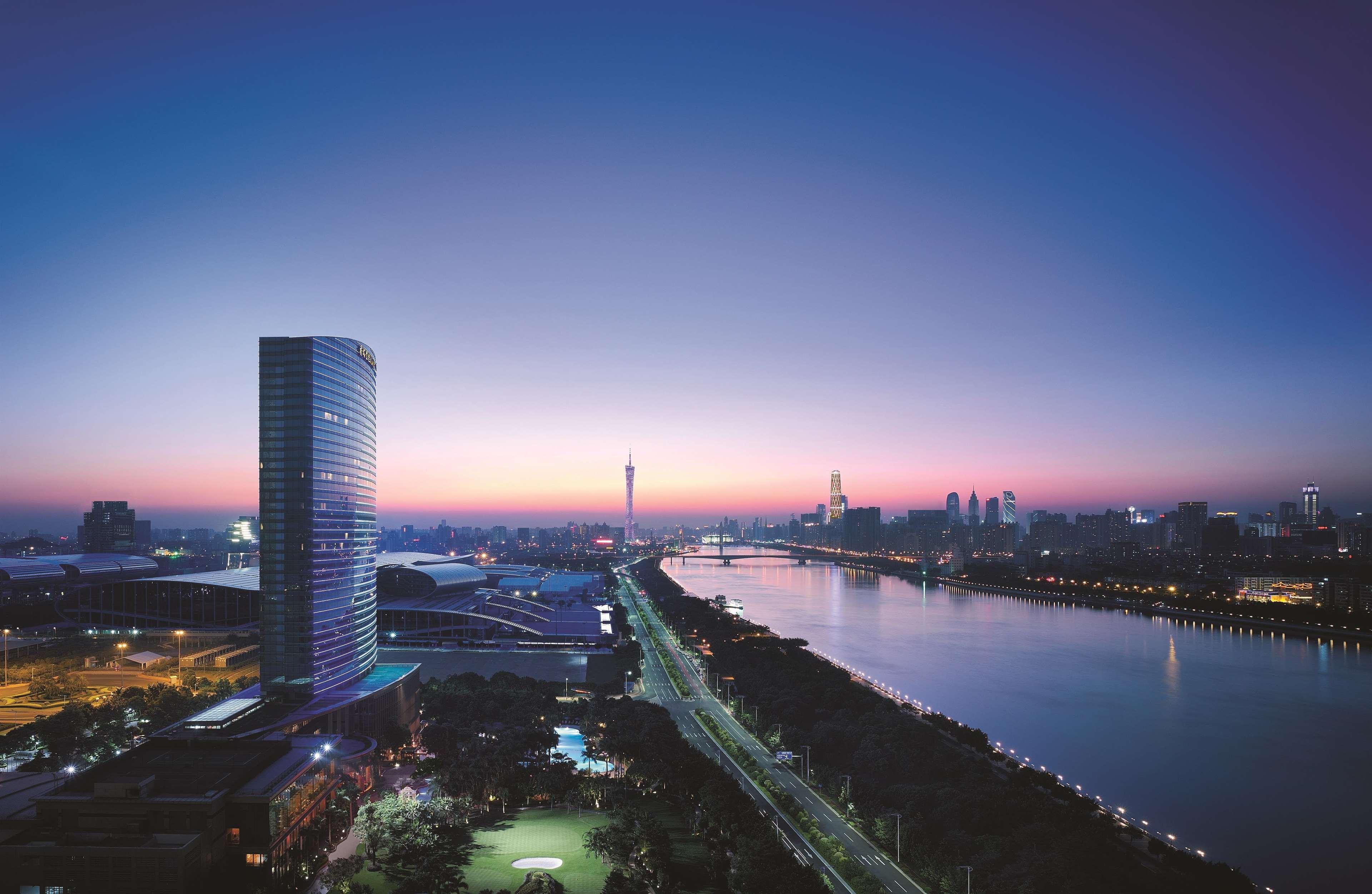 Shangri-La Guangzhou-3 Minutes By Walking To Canton Fair Complex Dış mekan fotoğraf